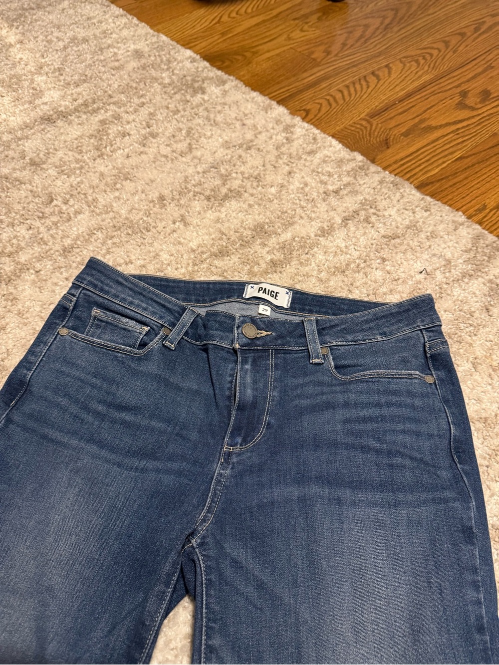 PAIGE Low-Rise Cropped Skinny Jeans